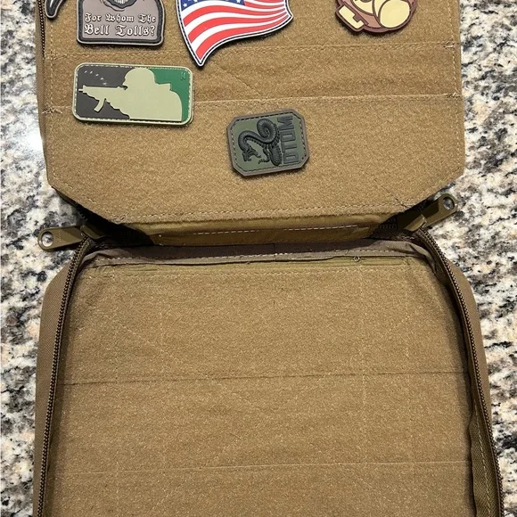 Tactical Tailor Mil Spec Monkey Marine Coyote Mega Patch Book 12 x